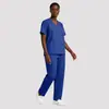 Conjunto de duas peças de uniforme cirúrgico mais vendido da Amazon, ajuste elástico, disponível em todos os tamanhos, uniformes de enfermagem, vestuário de trabalho médico