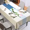 Toalha de mesa de luxo leve de alta qualidade, à prova d'água, à prova de óleo, anti-queimadura, descartável, PVC, toalha de mesa simples, novo tapete para mesa de centro 2022
