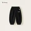 Youbao Huzhou Zhili Ropa Infantil Pantalones Deportivos para Niños Pantalones Deportivos para Niños Pequeños Pierna Recta Pantalones Largos para Niñas Pantalones Infantiles de Color Sólido
