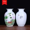 Vaso de cerâmica Jingdezhen atacado vaso pastel de pato mandarim com lótus decoração de casa artesanato para casa atacado