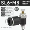 Cilindro Neumático Conector Rápido de Cánula Válvula de Flujo Ajustable Sl4-M5/6-01/8-02/10-03/1 Metabo