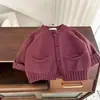 Chaquetas suéter para niños y niñas, nuevos estilos de primavera, cárdigans de punto coreanos de alta gama, modernos y a la moda para niños.