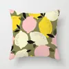 Fronha Fofa Estampada com Frutas de Verão Capa de Almofada para Encosto de Sofá de Sala de Estar de Verão Refrescante Melancia Banana