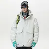 Nueva Chaqueta de Trabajo con Capucha para Hombre 2025, Cortavientos, Impermeable, Engrosada, Marca Trendy de Invierno, Holgada, Cálida y Resistente al Frío