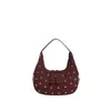 Bolsa Feminina Tendência Punk com Rebites, Bolsa de Mão Compacta e Leve de Cor Sólida, Novo Modelo 2026, Bolsa Feminina de Comércio Exterior Transfronteiriço