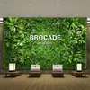 Decoración de pared de fondo anti-decoloración planta artificial pared pared de plantas verdes balcón flores falsas césped de plástico escaparate tienda decoración