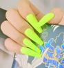 Uñas Postizas Mate de Color Sólido Europeas y Americanas Arte de Uñas Escarchadas Brillantes Armadura para Usar Súper Largas Ataúd Ballet Armadura Uña Postiza