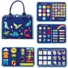 Tablero de Aprendizaje de Fieltro Nuevo Transfronterizo Cpc Ce Niños Educación Temprana Juguetes Educativos Montessori Entrenamiento Versión Ocupada de Fieltro