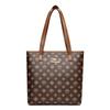 Bolsa Tote Grande Capacidade Nova Tendência Outono e Inverno 2025 Estilo Commuter Retrô Cor Contrastante Bolsa de Mão Bolsa de Axila Bolsa Feminina