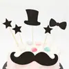 Decoración para Pastel del Día del Padre 2025 Inserción Acrílica Papá Te Amo Papá Es el Más Guapo Adornos de Pegamento Suave Sosteniendo la Mano