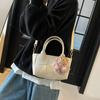Bolsas Femininas Fashion de Estilo Coreano 2026 Primavera Nova Bolsa Saco Trançada Bolsa Transversal Tendência de Nicho Bolsa de Ombro