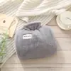 Bolsa de agua caliente de peluche linda de PVC para llenar de agua, doble bolsa de agua caliente para manos, tesoro cálido, tesoro para calentar manos, bolsa para calentar el vientre, compresa caliente para el vientre