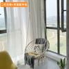 Silla Colgante de Swing con Borlas Populares de Internet, Cesta Colgante Tejida para el Hogar en Interiores, Silla de Mimbre, Balcón, Estilo Nórdico, Silla Mecedora Perezosa