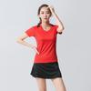 Traje de bádminton de manga corta de secado rápido verano para hombre y mujer absorbente de sudor camiseta deportiva traje de entrenamiento imprimible traje de entrenamiento al por mayor