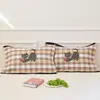 Funda de almohada de algodón puro, Par de algodón, Funda de almohada de gasa de dibujos animados, Antideslizante, Anticaída, Funda de almohada para el hogar, Paquete individual
