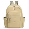 Mochila impermeable de alta calidad para mujer, mochila de moda nueva con múltiples compartimentos, mochila escolar ligera de nailon de gran capacidad