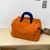 Bolsa de viaje moderna de gran capacidad con separación de seco y húmedo, bolsa de equipaje de moda estilo coreano, versátil para ocio al aire libre y uso en el gimnasio