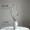 Flores de Gardenia Secas Naturales Secadas al Aire Flores Reales Estilo Zen Ramas de Azufaifo Secas Estilismo Artístico Decoración de Vestíbulo Sala de Estar