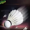 Penas de Ganso À Prova de Vento e Duráveis Esportes ao Ar Livre Badminton Alta Elasticidade Estável Conjunto de Treinamento para Crianças e Adultos Petecas de Nylon Embaladas em Balde