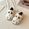 Zapatos Mary Jane con Bordado Floral Retro para Bebé Niña 2026 Otoño/Invierno Nuevo Estilo Moño Zapatos Pequeños de Piel Suela Suave Zapatos Individuales