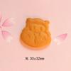 Galleta de animal de dibujos animados de Harajuku DIY accesorios para el cabello anillo para el cabello para niños accesorios para horquillas crema goma material para funda de teléfono
