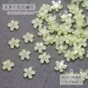 Al por mayor 8 mm Hielo Transparente Flor de Cinco Pétalos Joyería para Uñas Arte de Uñas Resina Estereoscópica Flor Colorida Accesorios para Uñas Decoración de Uñas Portátil