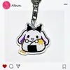 Chaveiro de Acrílico Transparente Dupla Face Desenho Animado Fofo Cinnamoroll de Mercadoria Sanrio Japonesa Transfronteiriça