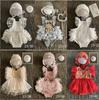 Fotografía de ropa para recién nacidos, fotografía de niña bebé, falda de princesa, estudio fotográfico, foto de bebé de 100 días de antigüedad