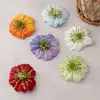 Clematis estilo vintage flor artificial, accesorios florales pastorales, decoraciones navideñas, adornos para recibidor, flores hechas a mano