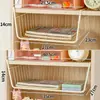Cesta colgante de almacenamiento debajo del escritorio, esenciales para escritorio de dormitorio, herramienta para organizar capas en el armario, gabinete de cocina, estante colgante de almacenamiento junto a la cama