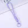 Nuevo Cordón de Teléfono Tejido de Encaje Hecho a Mano Trenzado de Colores Llavero de Cuentas Perler DIY Colgante de Souvenir Cultural y Creativo
