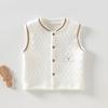Chaleco de Bebé Otoño Cálido Color Sólido Cárdigan Nuevo Llegada Ropa de Base Gratuita Top Ropa para Bebés de Meses Pequeños