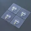 A2450 gancho transparente nano adhesivo cocina baño azulejo vidrio gancho adhesivo invisible