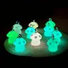 Dibujos Animados Luminosos Coloridos Pequeños Hongos Resina Shiitake Llavero DIY Pendientes Collar Colgante Adorno Colgante Accesorios