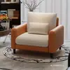 Sofá individual retro, sofá pequeño para apartamentos pequeños, sofá de sala de estar, sofá de oficina moderno, sofá cómodo y relajante
