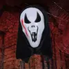 Venta Caliente Transfronteriza Máscara de Terror para Niños Pieza Única Máscara de Grito Cara de Fantasma Muerte Ven Fantasma Máscara de Halloween Venta al por Mayor