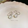 Moderna Perla para Oreja para Mujer, Clip de Oreja Retro Coreano Versátil, Pendientes de Gancho Populares Modelo Nuevo 2026 para Orejas sin Perforar