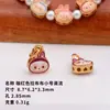 Prata 925 Banhada a Ouro Acessórios Labubu com Contas Miçangas Espaçadoras Acessórios Pulseira Colar Acessórios DIY Pingente Corda Tecida à Mão