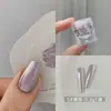 Nuevo arte de uñas polvo de luna rojo popular brillo aurora joyería para uñas plata súper brillante polvo de espejo mágico venta al por mayor transfronteriza
