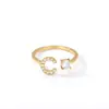 Anillo Abierto de Letra Inicial Z con Circonita de Lujo de Gama Alta Transfronterizo Europeo y Americano Versátil Creativo Simple Anillo Venta al por Mayor