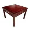 Mesa Quadrada Madeira Maciça Oito Imortais, Nova Mesa Redonda Estilo Chinês para Restaurante, Mesa Quadrada, Conjunto de Mesa e Cadeira para Uso Comercial e Doméstico