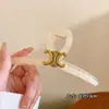 Arco del Triunfo Francés Elegante Pinza de Agarre para Mujer Verano Pinza Grande para el Cabello Parte Trasera de la Cabeza Elegante Pinza de Tiburón Clip de Alto Grado Adorno para el Cabello