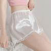 Leggings Shorts de Segurança para Mulheres na Primavera e Verão, Roupa Íntima Anti-Exposição, Imitação de Seda, Fresca e Não Transparente, Roupa Íntima Feminina, Seda Gelo