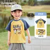 Kaka Panda Ropa de Bebé Algodón Camiseta de Manga Corta Ropa de Verano para Niños y Niñas Bebé Niños Verano Top