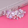 Pente de Noiva de Strass Novo da Coreia Joias Pente para Cabelo Coque com Laço Feminino Garfo de Cabelo Fabricante de Joias Atacado