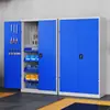 Armário de Metal Multifuncional para Fábrica de Reparo Automotivo, Estilo Gaveta com Porta Dupla, Armário de Armazenamento Espessado para Uso em Oficina, Armário de Ferramentas com Ferragens Reforçadas