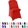 Funda para Silla Plegable Antideslizante de Color Sólido a Prueba de Polvo de Hotel Cubierta Completa para Taburete de Banquete de Bodas Cubierta de Silla Personalización