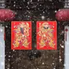 Adesivo de Deus da Porta para o Ano Novo de 2026 Qin Shubao Guan Yu Adesivo Magnético de Porta Festival da Primavera Adesivo Tridimensional de Deus da Porta Pintura de Ano Novo