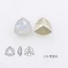 Cristales Dongzhou Triangulares 7mm Coloridos con Base Puntiaguda para Uñas Rhinestones Pequeña Cabeza de Tigre Forma Triangular Rhinestones Accesorios para Uñas DIY
