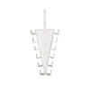 Estante colgante de doble cara en forma de V Organizador de almacenamiento para dormitorio, Colgador multifuncional para ropa, sombreros, bufandas, pasadores para el cabello